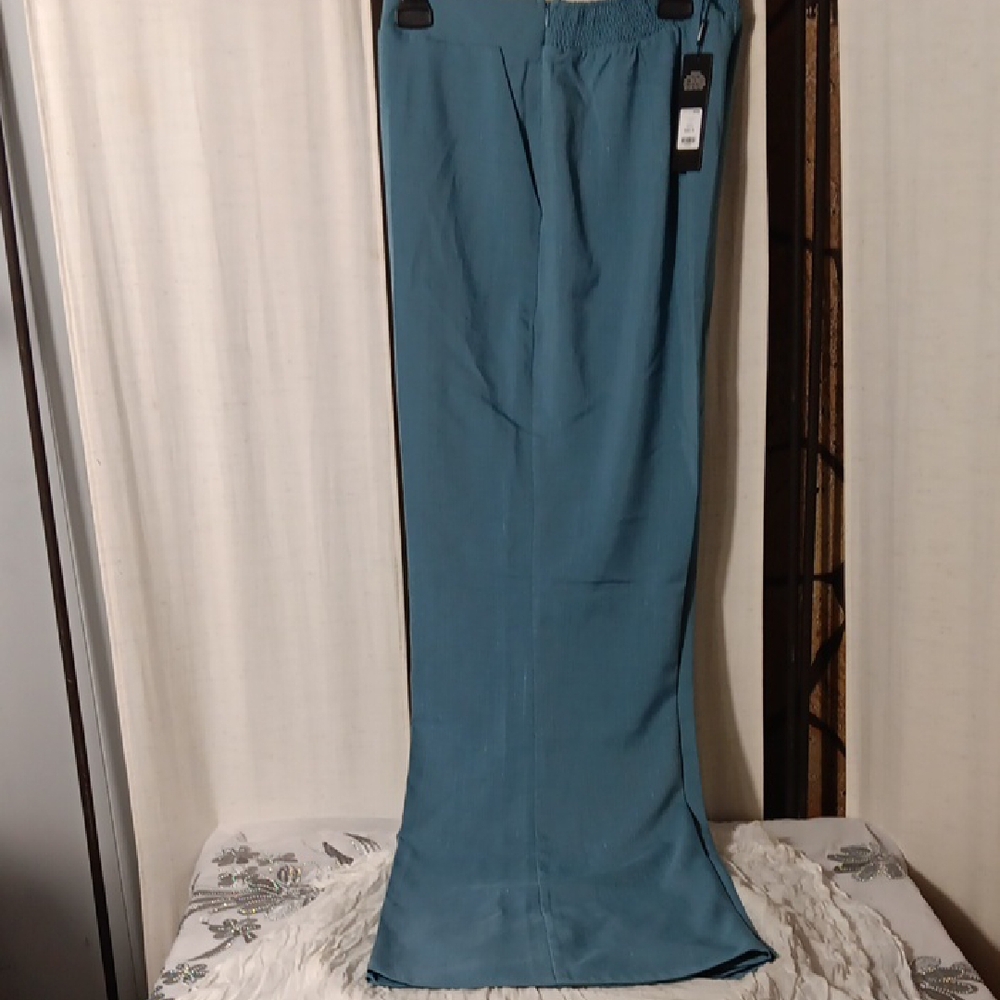 Fashion Nova Blue Trousers Relaxed Fit